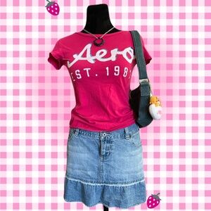 Y2K Aeropostale Pink Fitted Top